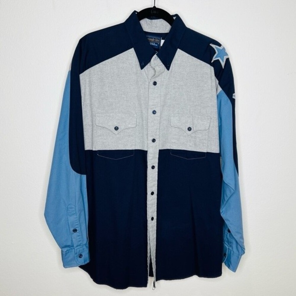 Panhandle Slim Long Sleeve Button Down Shirt in Men's Size XL Made in the USA